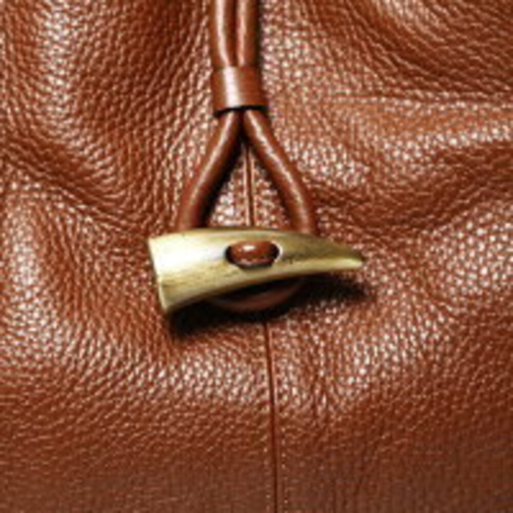 Burberry Leather Nova Check Handbag Brown - Picture 8 of 13